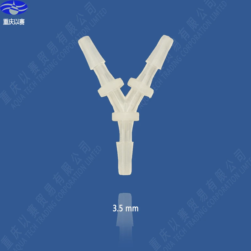 online 3.5mm Y Conector De Tubo De Plástico, Conector Da Mangueira, Acessórios Para Tubos