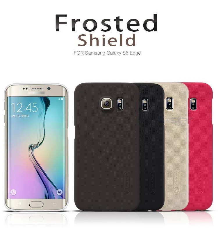 Для samsung Galaxy S6 Edge чехол NILLKIN роскошный матовый защитный чехол-накладка s для samsung S6 edge G9250 с подарком