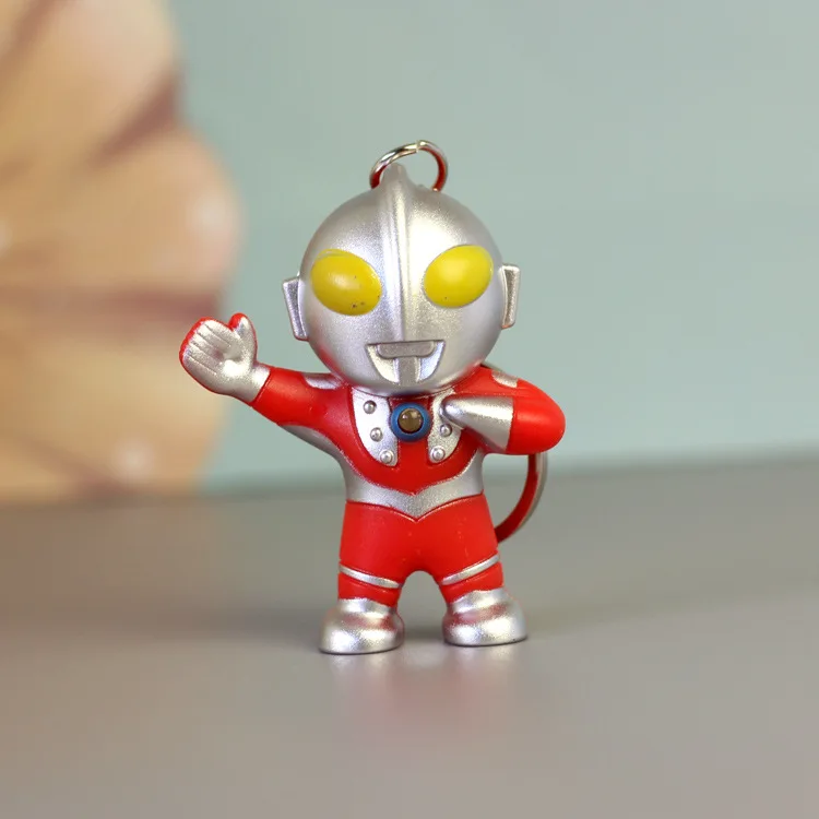 see chart IVYYE 1 шт. Ультрамен Мода Аниме Фигурка Модель ПВХ Коллекция герои мультфильмов люминесцентные игрушки брелок унисекс подарки - Цвет: see chart