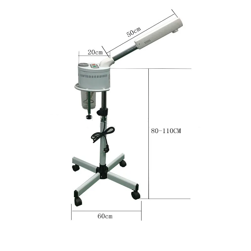 Отпариватель для лица с горячим озоном увеличительная лампа 5X 2 в 1