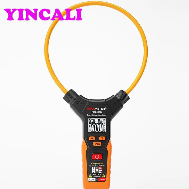 Новый PM2019S умный AC цифровой гибкий клещи мультиметр ручное напряжение тока
