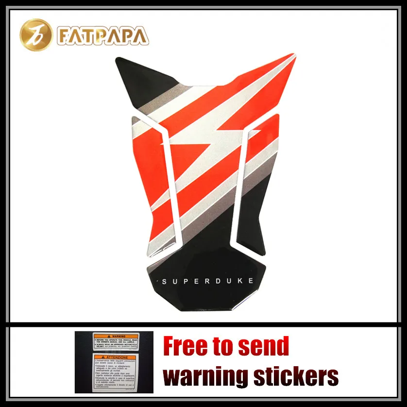 Наклейка на мотоцикл для KTM 125 150 200 250 300 350 450 Duke 390 3D наклейка бак s масло наклейка-NO:3