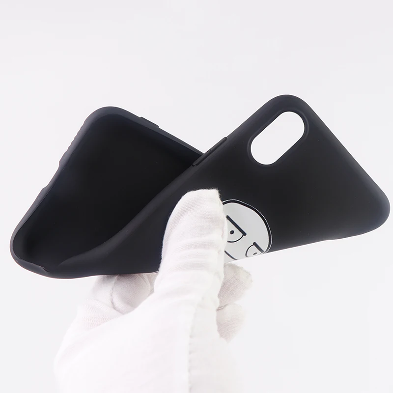 Силиконовый чехол-накладка для iPhone X, 8, 7, 6, 6s plus, чехол для телефона с мультяшным рисунком, чехол для iPhone XS Max, XR, чехол