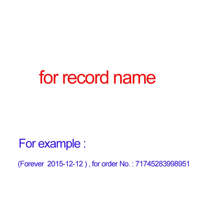 

Personalized The link for customer payment , only for write record name cost , do not contain the product