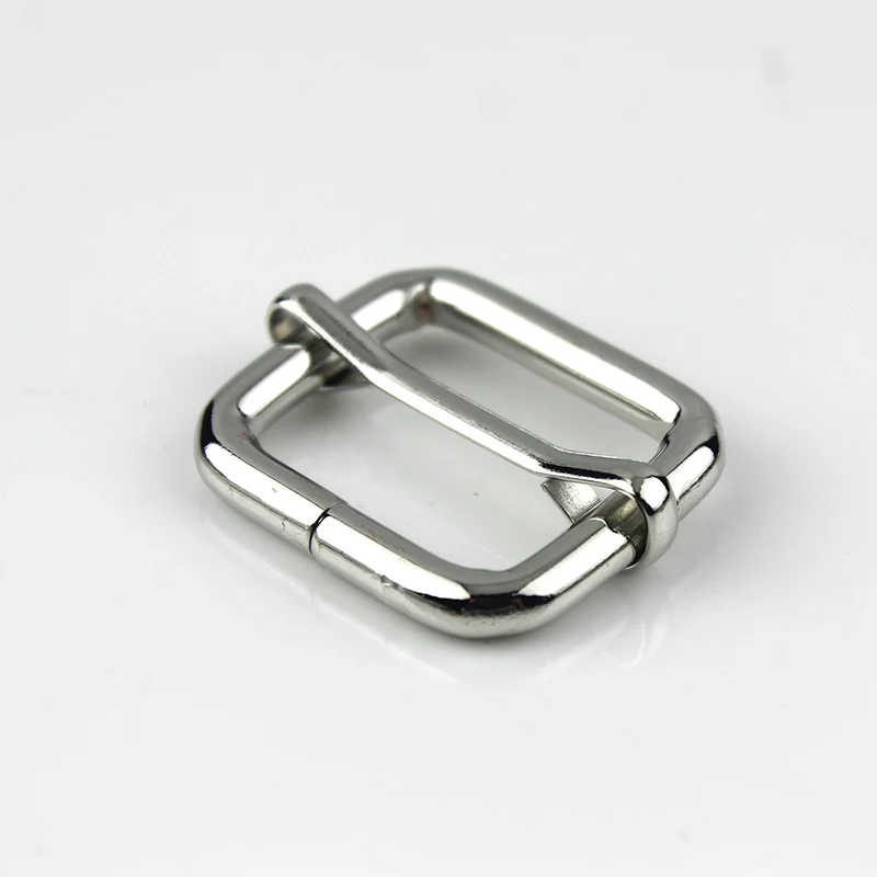 silver Металлическая раздвижная барная Пряжка tri-gildes slider прямоугольная Регулировочная Пряжка для кожаного ремесла Сумка ремень плечевая тесьма - Цвет: silver