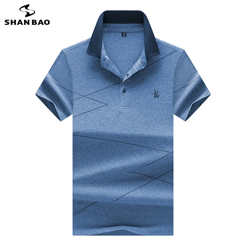

2021 summer new men's fitted POLO shirt