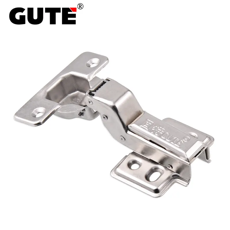 GUTE Damper Hydraulic Cabinet Hinge Rust Proof Cold-rolled Steel Door Iron Core Cupboard Furniture Soft Close | Обустройство дома