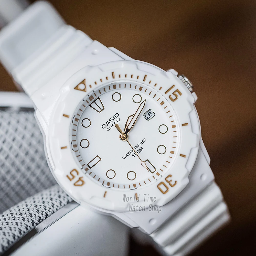 часы женские casio для дайвинга Set top brand люкс 100м Водонепроницаемые кварцевые