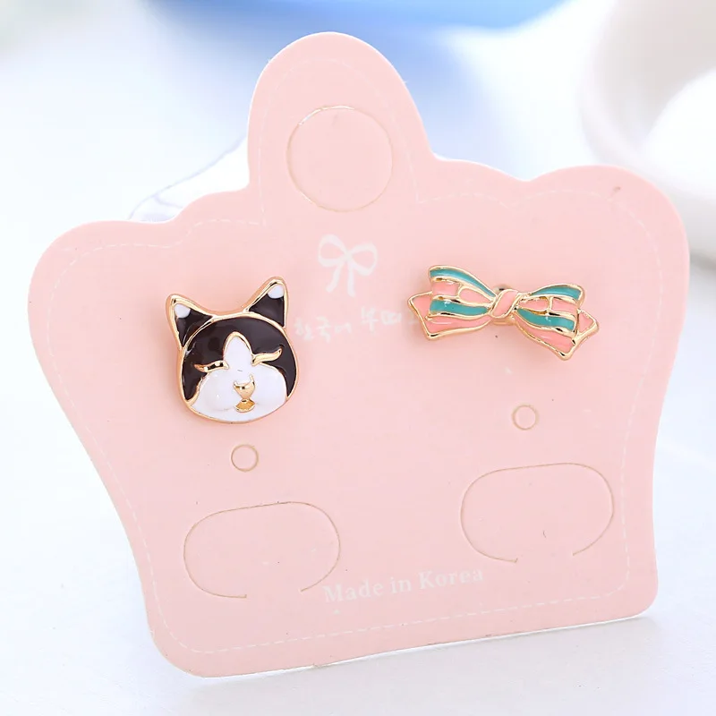 Stud Earrings Кафф для ушей, Мультяшные животные, клипсы, серьги без пирсинга для женщин, серьги, модное ювелирное изделие,, серьги, манжеты, без пирсинга - Окраска металла: Stud Earrings