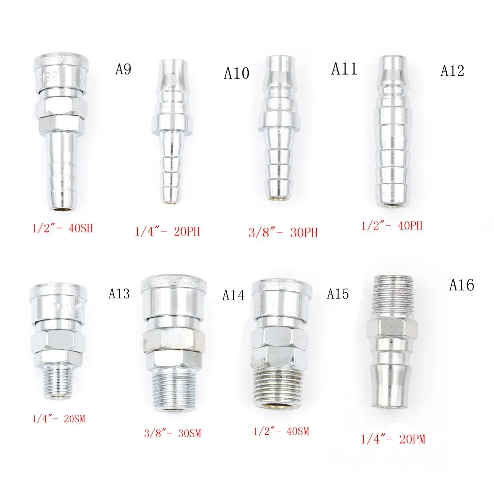 1 шт. евро фитинги воздушный шланг коннектор компрессора мужской/женский
