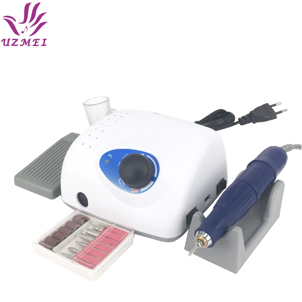 2018 New Arrival 35000RPM Electric Nail Drill Machine File Kit Bits Manicure Pedicure Kits Nail Drill Machine Strong 210