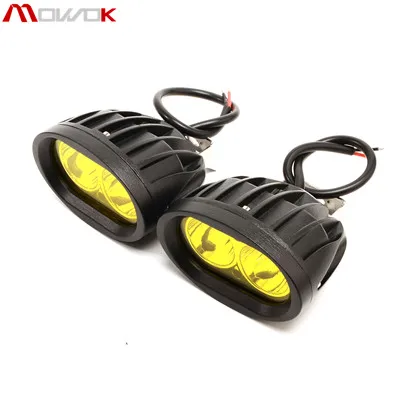 Yellow light Для kycco Xciting 250/300/400/500 Xciting S400 Нижняя Вилка Крепление Держатель прожектора огни кронштейн& мотоцикл прожектор - Цвет: Yellow light