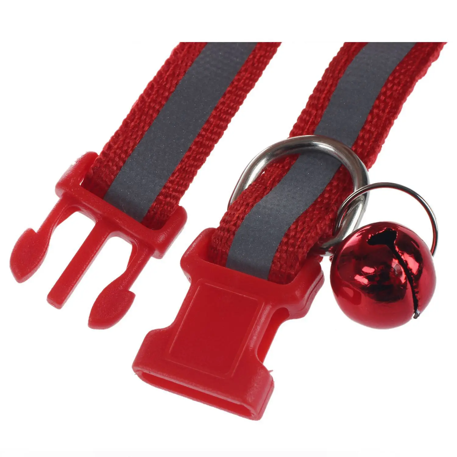 Adjustable Reflective Breakaway Pet Collar with Bell for Cat Dog 3 Pieces Colors | Дом и сад