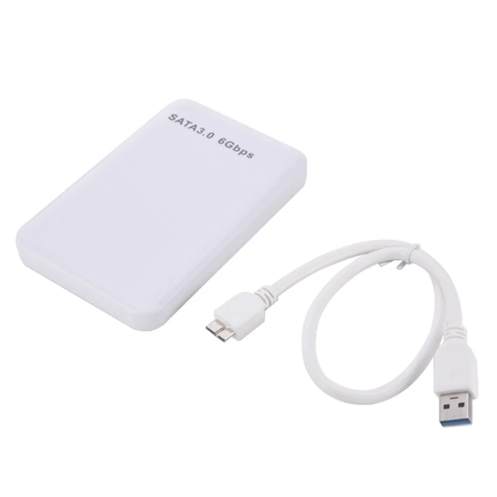 MEMTEQ 1 шт. 2," USB 3,0 SATA жесткий диск Внешний HDD корпус SSD диск коробка чехол 3 ТБ 6 Гбит/с игровые аксессуары случайные цветы новые