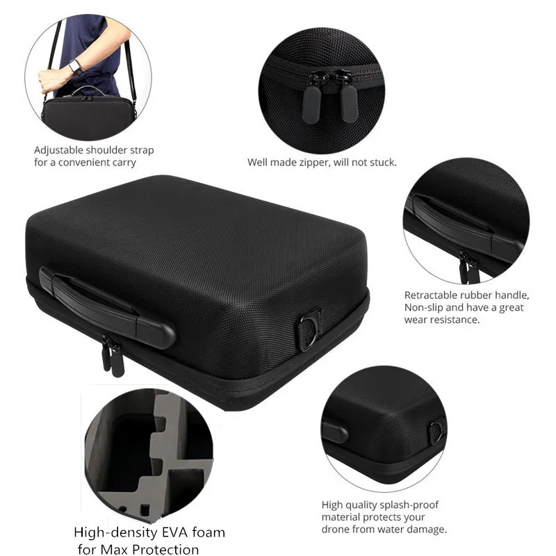Для DJI Mavic дроны сумка чехол для переноски EVA жесткий shellPortable Spark box для DJI Дрон и аксессуары(4 батареи) сумки для хранения