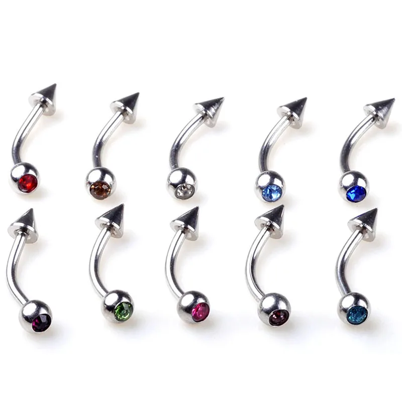 1 шт. шарик шип кольцо для бровей из нержавеющей стали 316L|body piercing jewelry|body jewelry