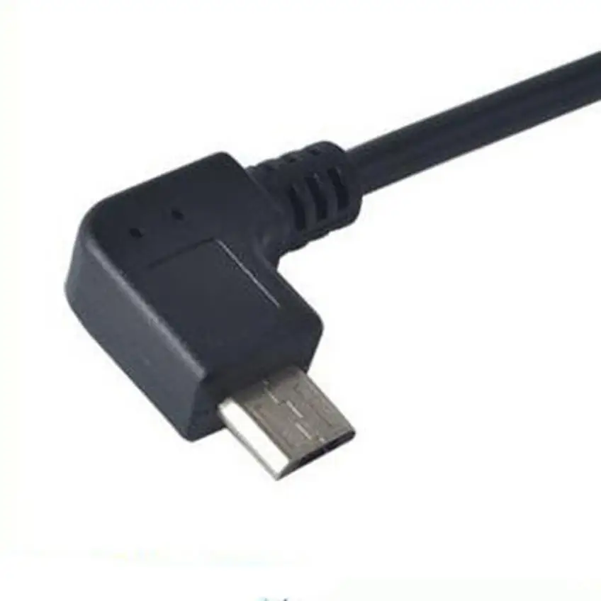 Новый USB 2 0 OTG Женский к 90 градусов Угловой Micro Мужской кабель адаптер Прямая