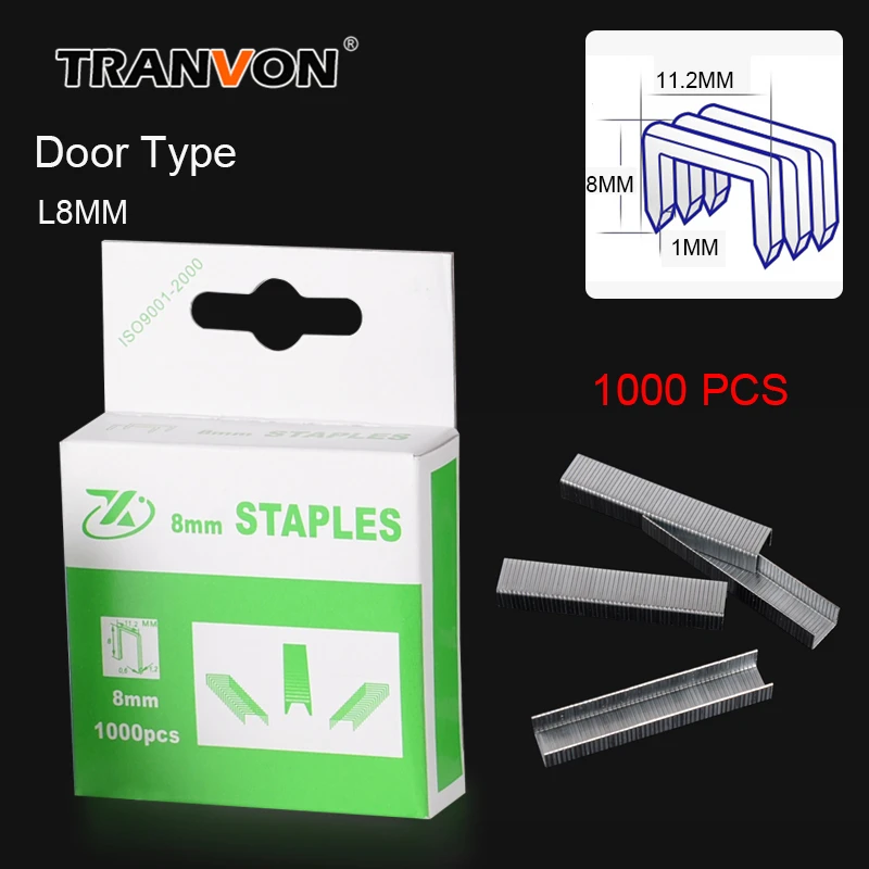 TRANVON тяжелых Staples T U ногти 1000 шт./кор. пистолет мебель для основных Деревообработка