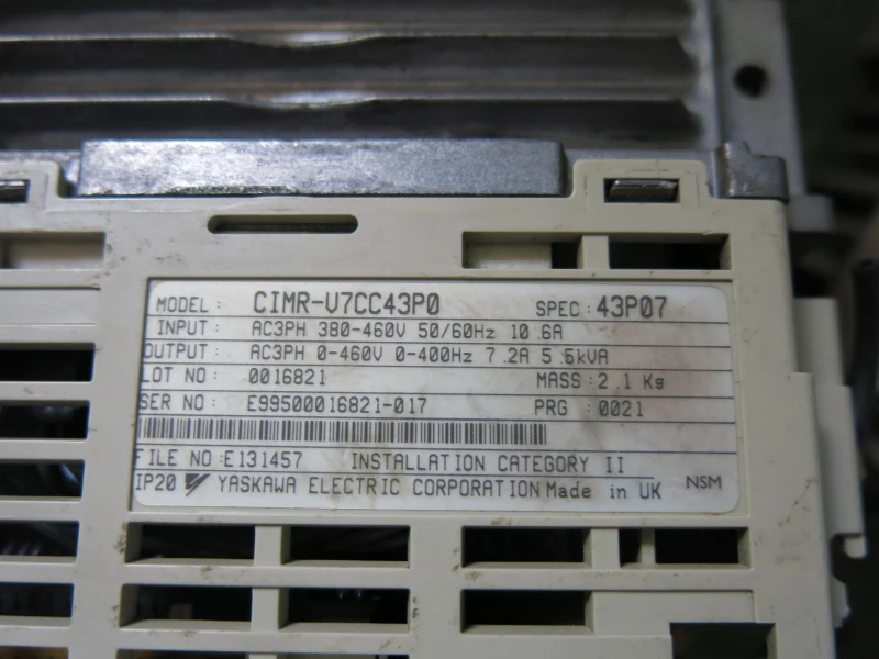 

CIMR-V7CC42P2 , 90% appearance new ; 3 months warranty