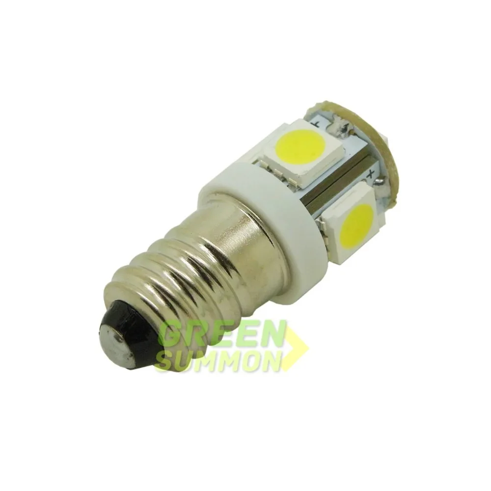 4 шт./лот E10 EY10 T3.25 5 SMD 5050 Светодиодные лампы с теплым белым светом миниатюрные