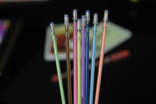 1pen+ 8 Refill/набор акварельных гелевых ручек diy Украшение для альбома цветной маркер ручки набор корейских канцелярских школьные товары