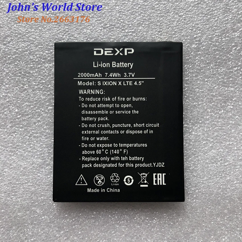 Для DEXP S IXION X LTE 4 5 &quotINNOS BP 4C I батареи 1800 mAh&quot мобильный телефон литий ионный