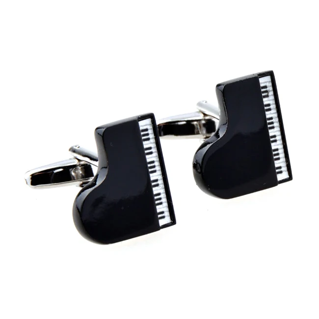 2017 Jewelry Cufflinks High Quality Black Piano Cuff Link For Women 9144 Free Shipping | Украшения и аксессуары