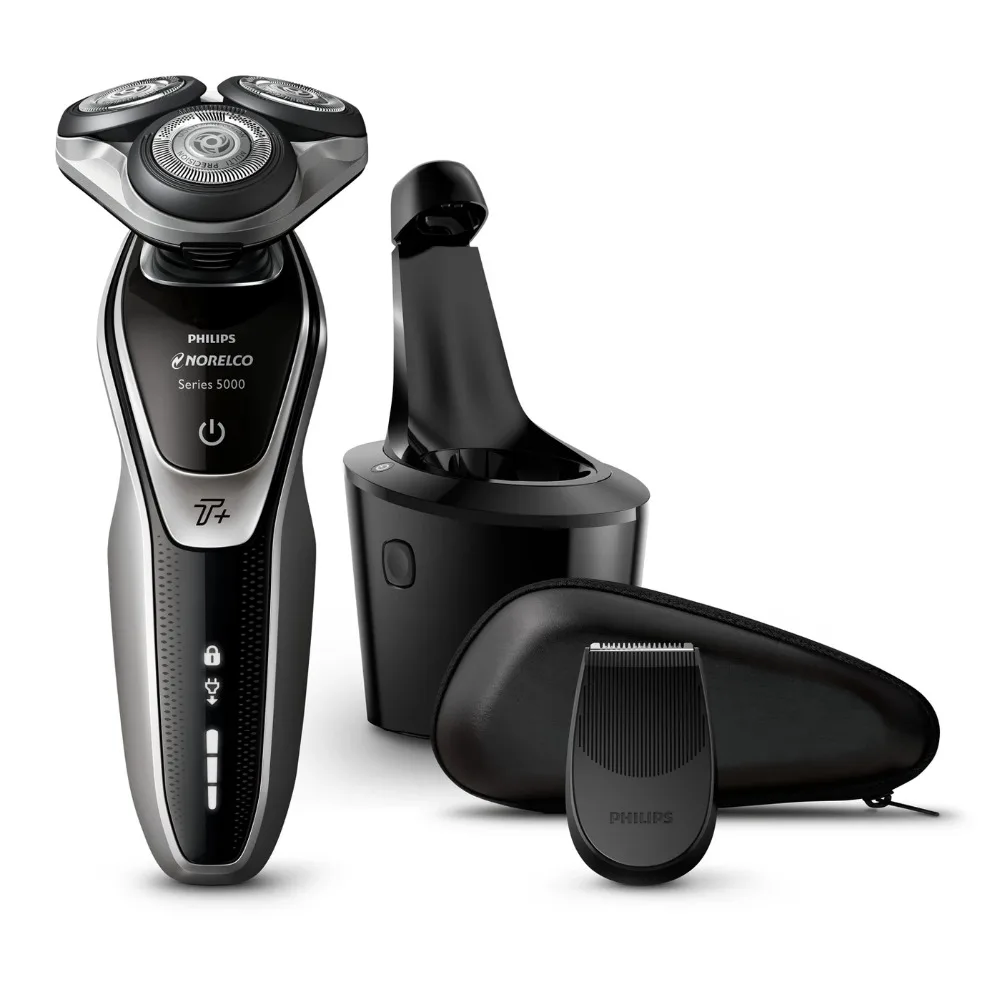 Philips Norelco серии 5000 SmartClean влажной/сухой электробритва S5660/84 с Turbo +|Электробритвы| |