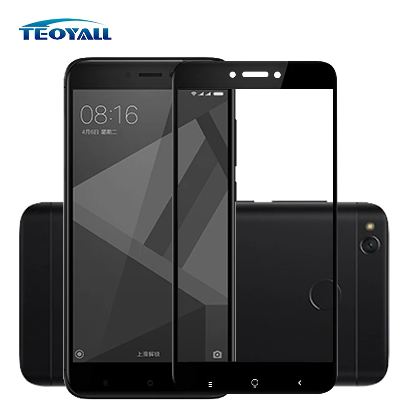 Teoyall xiaomi redmi 4x стекло защитный полное покрытие закаленное Стекло для Xiaomi Redmi Экран
