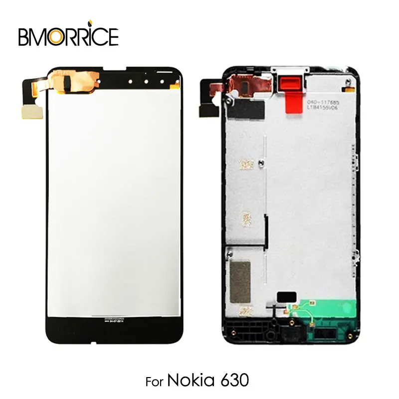 Оригинальный ЖК дисплей для Nokia Lumia 630 N630 RM 977 978 сенсорный экран с рамкой
