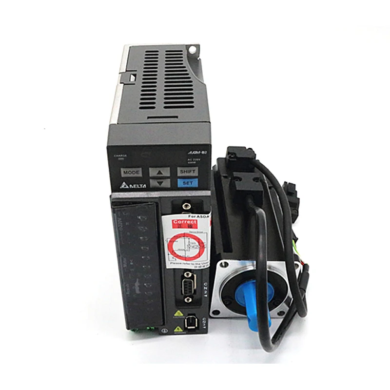 

Delta AC servo motor drive kit 100W 0.32NM 3000rpm ECMA-C20401ES + ASD-B2-0121-B with Encoder & Power Cable