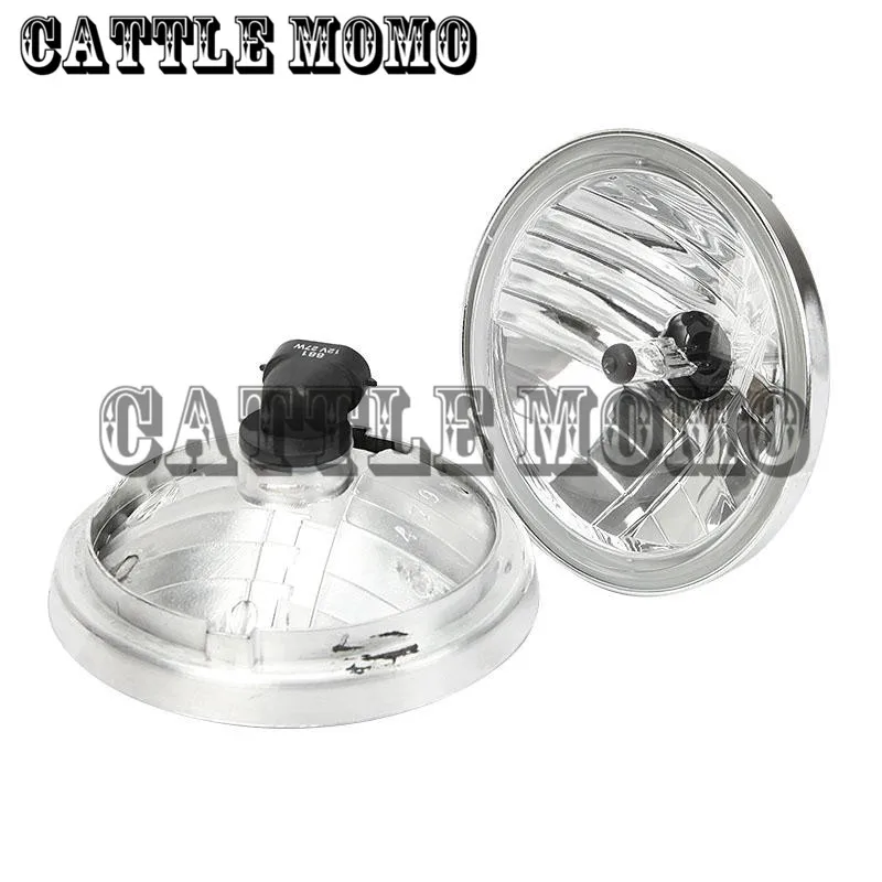 4 1/2&quot Headlights Motorcycle Passing Driving Spot Fog Lights For Harley Street Bob EFI FXDBI FXDB 2006-2011 07 08 2009 2010 Pair |