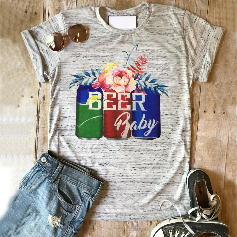 Coors light shirt beer succulent tshirt tee drinking tops girls summer miller lite top mama clothes print shirts cute | Женская одежда