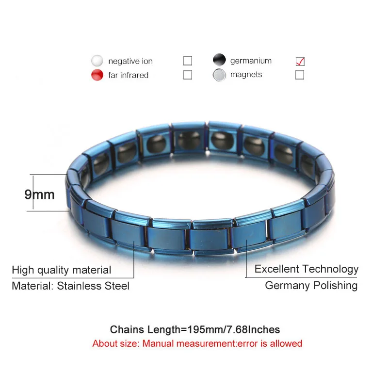 Черный золотой синий цвет нержавеющая сталь эластичный регулируемый