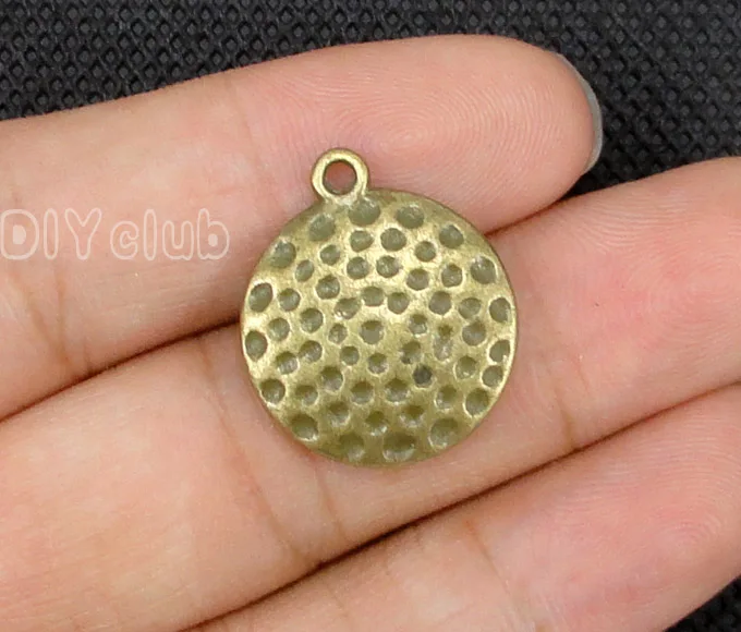 20pcs Golf высоты украшенный шариком античная бронза Гольф очаровательные шарики