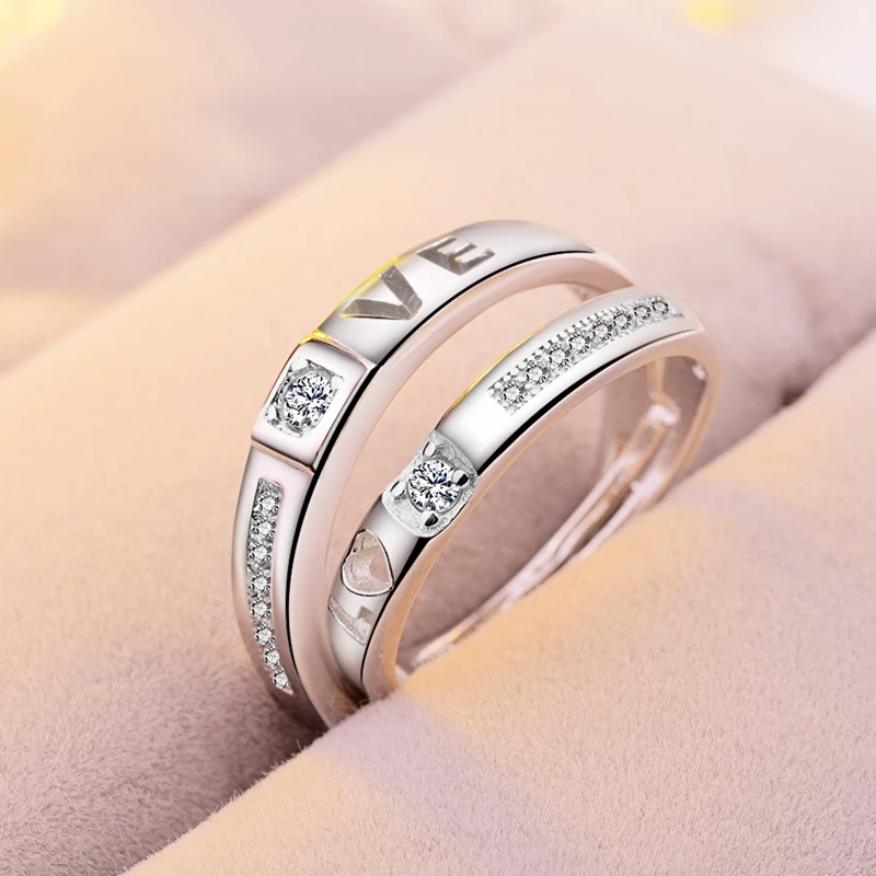ZRHUA High Quality Original 925 Sterling Silver Rings for Men Women Daily Finger Anel Accessories Sterling-Silver-Jewelry Bague | Украшения