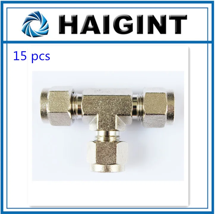 

0136 HAIGINT недорогой парниковый 3/8 '(9,52 мм) винтовой Тройник, соединитель высокого давления, запотевающие фитинги
