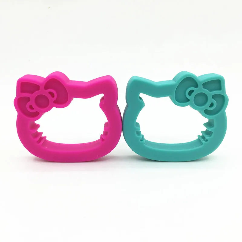 10 шт./лот силиконовая детская мини подвеска hellokitty соска сделай сам Прорезыватель