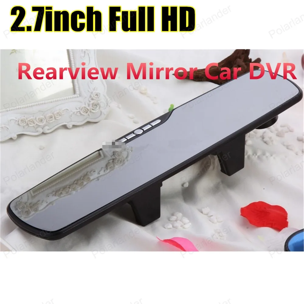 

2016 New High quality 2.7 inch Full HD Rear view Mirror Car DVR Support Motion Detection/Night Vision/cycle Recording