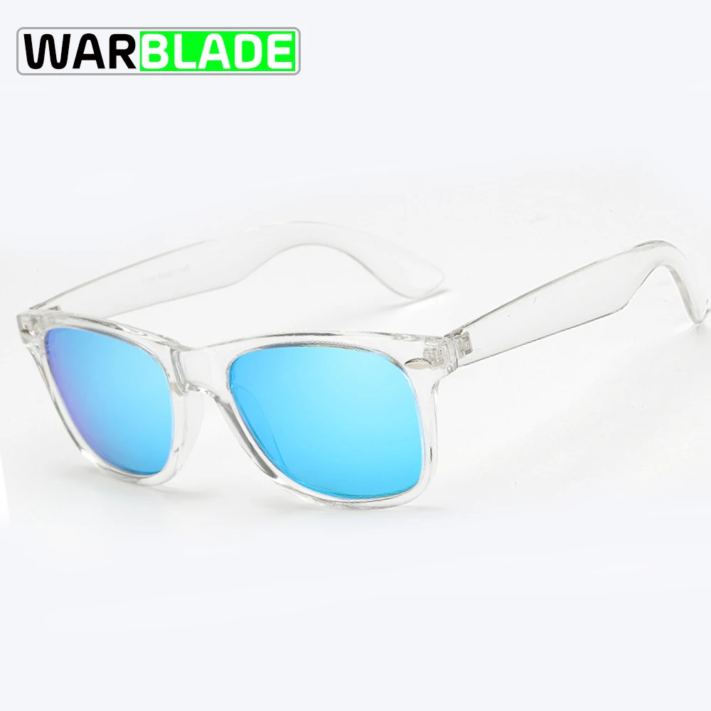 clear blue WarBLade поляризационные велосипедные очки мужские спортивные солнцезащитные очки дорога MTB горный велосипед велосипедные защитные очки для верховой езды - Цвет: clear blue