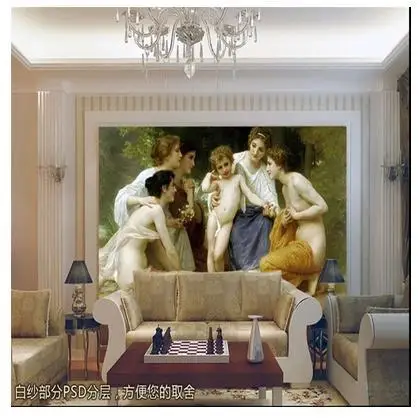 

Custom 3d wallpaper Venus saint large mural painting the living room sofa setting wall bedroom wallpaper wallpaper