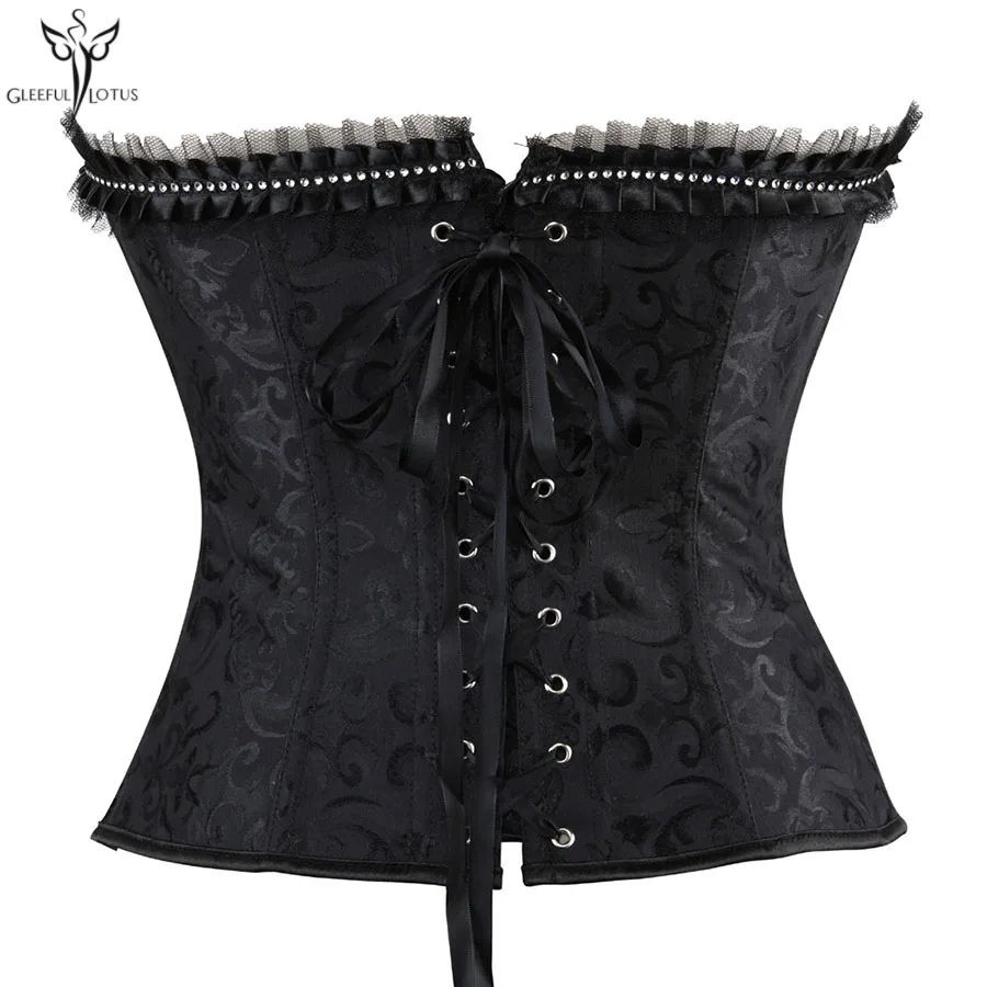 Корсет женский атласный со шнуровкой моделирующий пояс для похудения талии