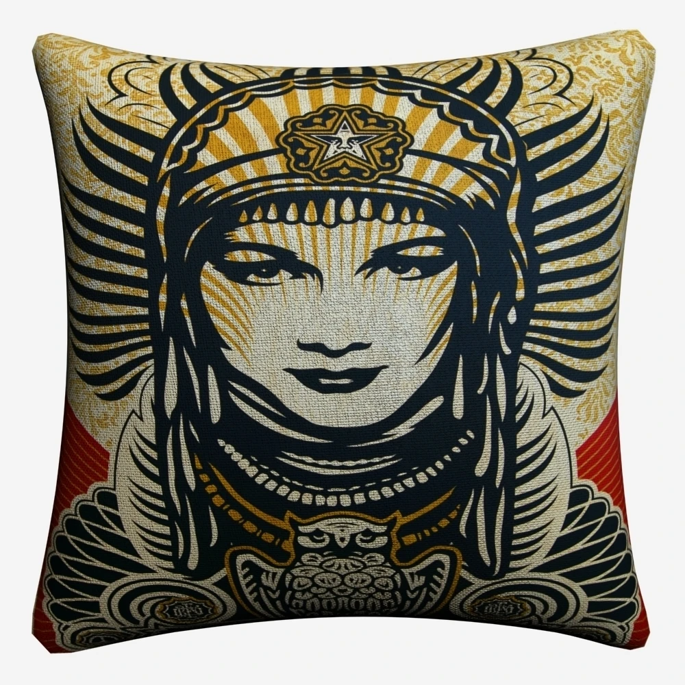 Шепард Фейри классический Цитата декоративное хлопковое белье Наволочка на