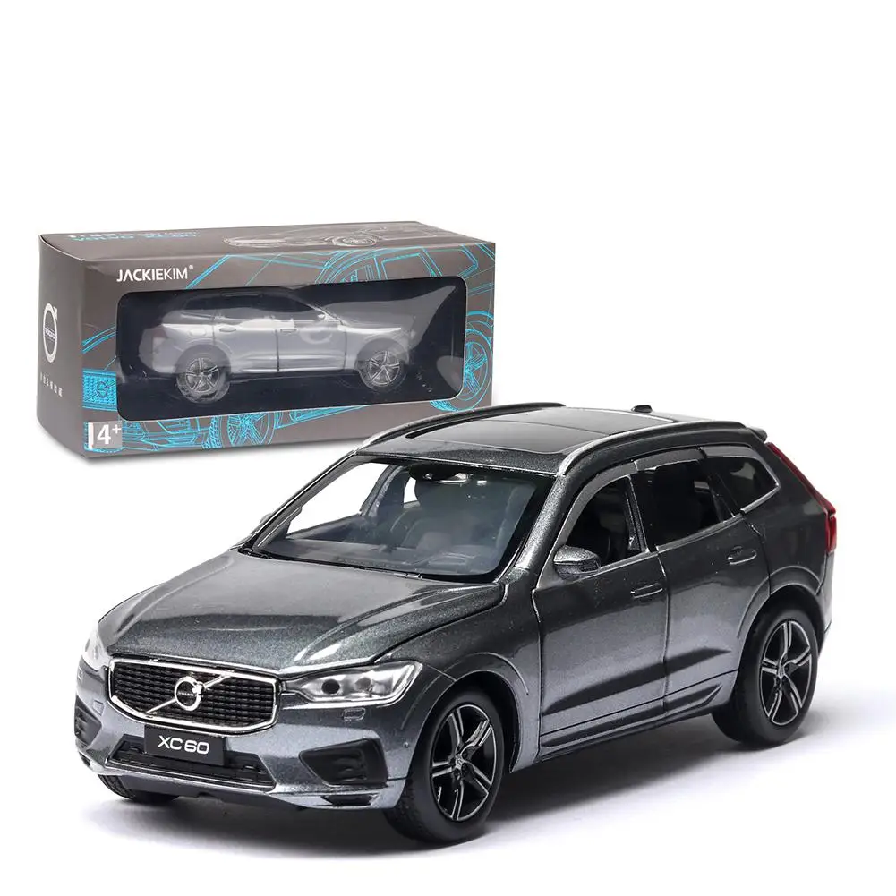 gray LeadingStar Simulation Car Off-road Vehicle Toy Sound and Light Pull Back Mini Car for Kids - Color: gray