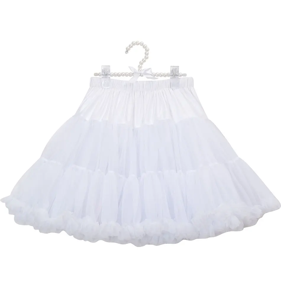 Baby Girls Tutu Skirt Ballerina Pettiskirt Fluffy Toddler Children Ballet Skirts For Party Dance Princess Girl Tulle clothes | Детская