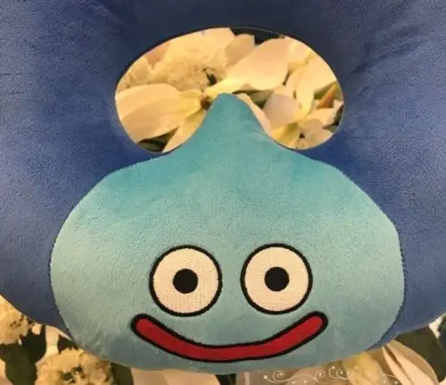 Новинка подушка в виде слайма Dragon Quest с улыбкой для головы плюшевая кукла мягкая