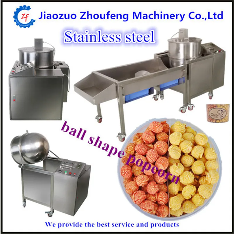 

Commercial electric stainless steel spherical popcorn machine temperature control
