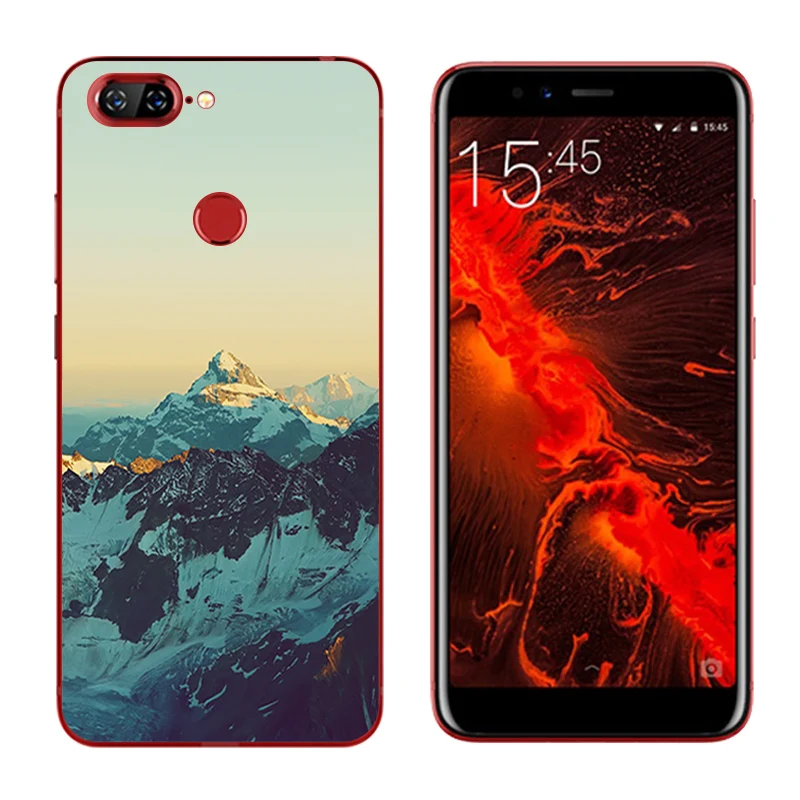 for Lenovo S5 K520 Soft TPU Phone Fitted Cases Luxury Slim Silicone Shell 5.7 inch Capa Snowflake Printing |