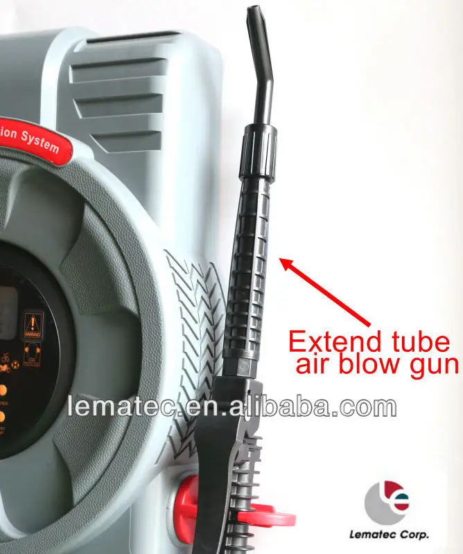 Система надувания автомобильных шин LEMATEC настенное крепление с пневматическим