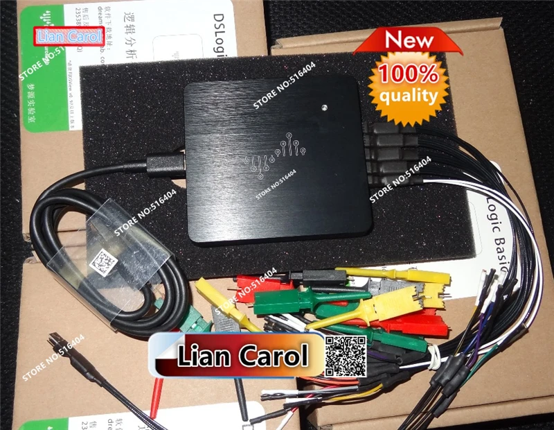 2021 + saleae16 DSLogic анализатор дискретизации до 400 м 16 каналов для отладки|analyzer|logic analyzer